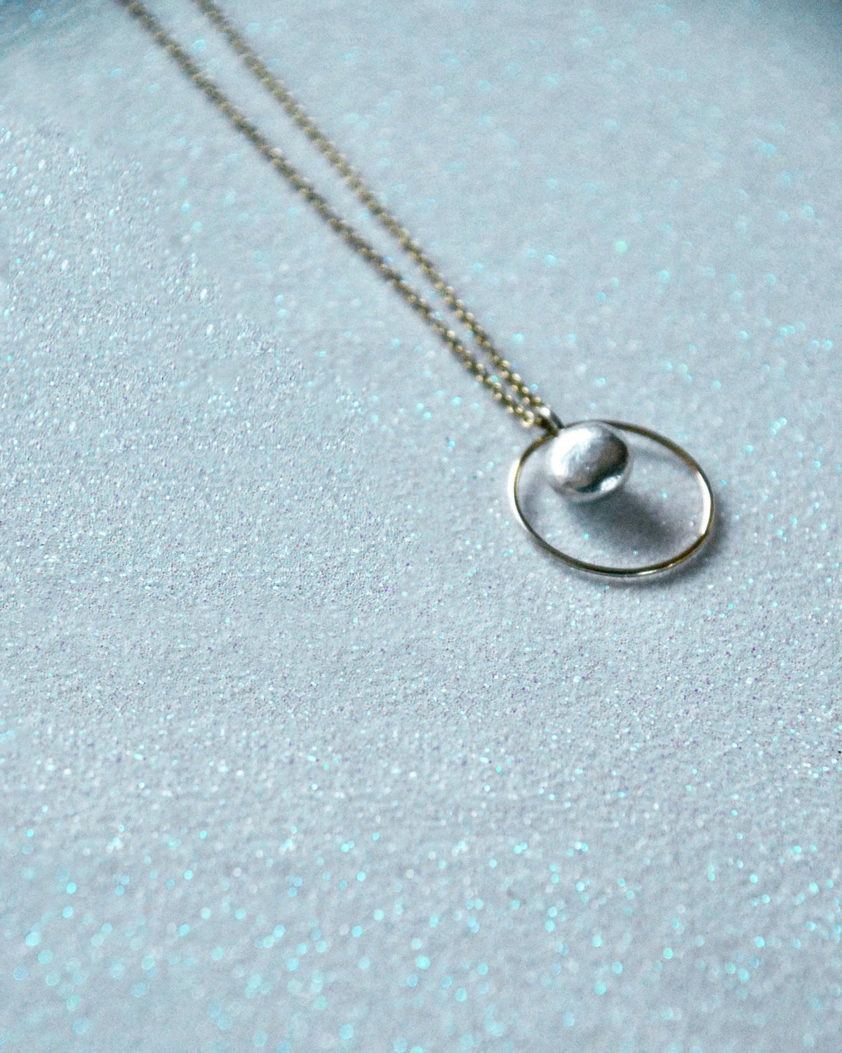 Collana cerchio pepita