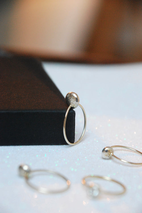 Anello filo pepita foto 2