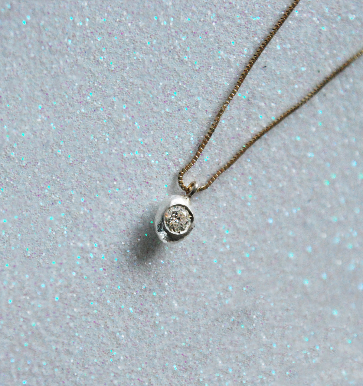 Collana Pepita con diamante